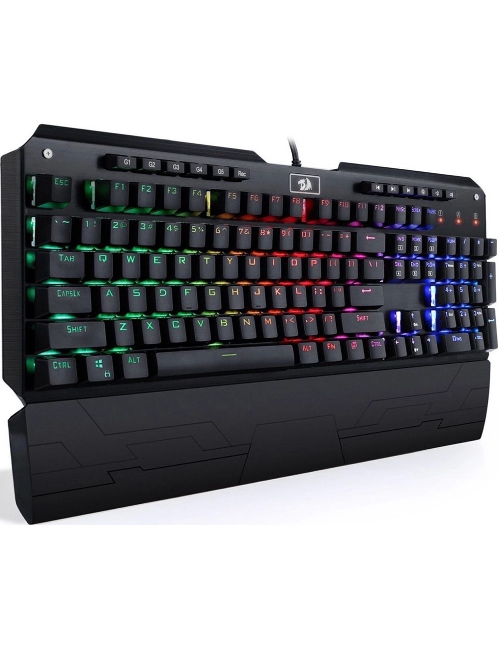 🔥 Redragon K555RGB-2 Indrah RGB Mechanical Gaming Keyboard New Open Box🔥